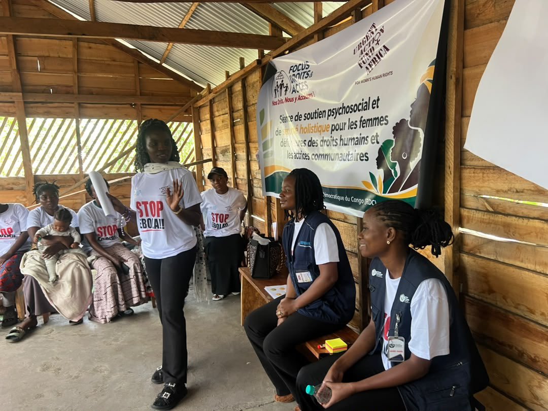 refednordkivu's tweet photo. Le @refednordkivu a pris part à une séance de soutien psychosocial et de sécurité holistique en faveur des femmes défenseurs de droits humains et actrice communautaire organisé par @focusdroits avec l'appui de @UAFAfrica pour la promotion des droits, de la justice et de l'égalité https://t.co/kLsNvtfWbq