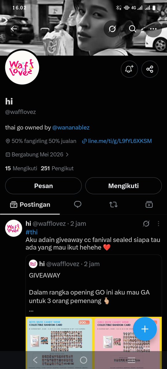 spillanythingzz's tweet photo. @wafflovez tapi kalau nomor satu ga bisa, nomor dua juga boleh (bias aku dewtee/skynani) sukses selalu buat kakaknya yaaa, tengkyuu so much kak🙌🏻🙌🏻💞💞 https://t.co/oFiWQqZNRn