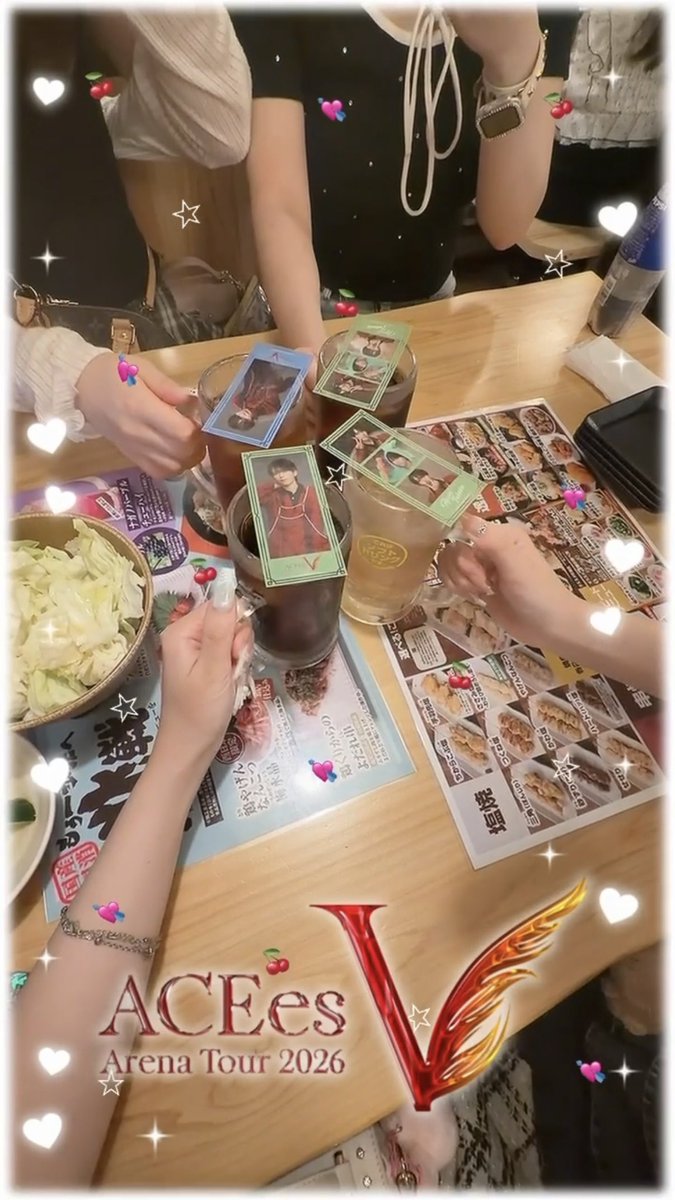 RYUSECHAM_'s tweet photo. #ACEesArenaTour2026V 【番外編✨】
現場後はメシウマ(っᐡ^-^)っ=͟͟͞͞💕 https://t.co/AckxPjfiTA