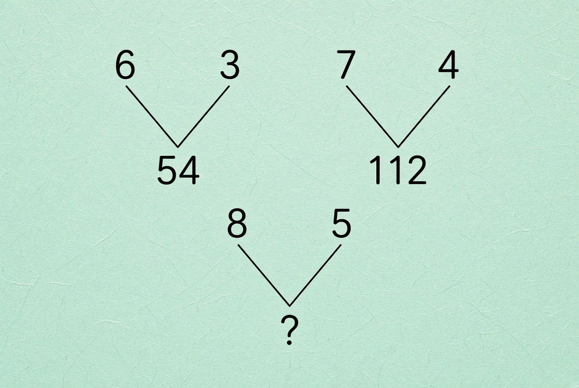 tekboylz's tweet photo. If you solve this in 10 seconds, your intelligence level is above average.

Can you solve it? https://t.co/hMgmjsJsOW
