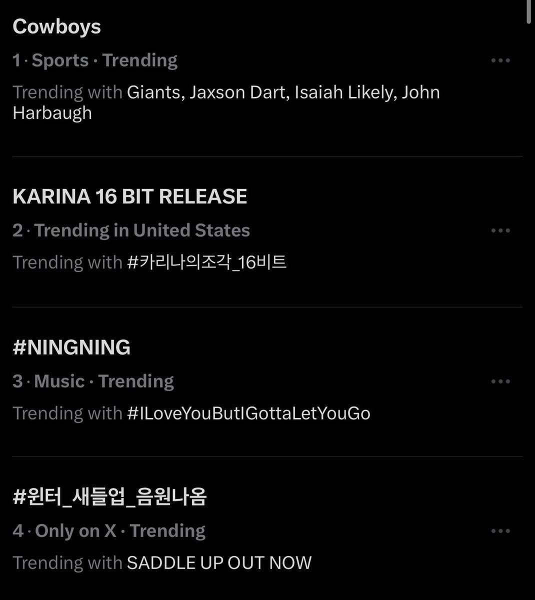 karinachartss's tweet photo. Tags for 16 Bit Release are trending in United States at #2.

KARINA 16 BIT RELEASE
#KarinaIs16BitPixelated
#카리나의조각_16비트 https://t.co/HqNup61ayq
