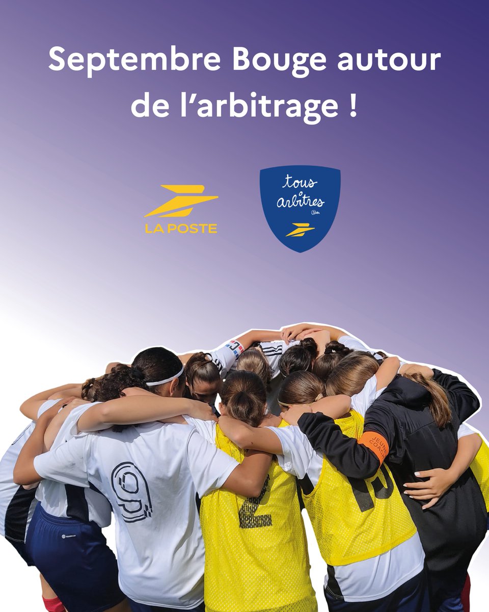 TrousseAProjets's tweet photo. C'est la fête du sport aujourd'hui 🤸‍♀️
Sur la Trousse à projets, ça bouge aussi ! Le @GroupeLaPoste , dans le cadre de son programme @TousArbitres , renouvelle son soutien financier aux projets pédagogiques de développement et de découverte de l’arbitrage 👏 https://t.co/R6fHzWUt7i