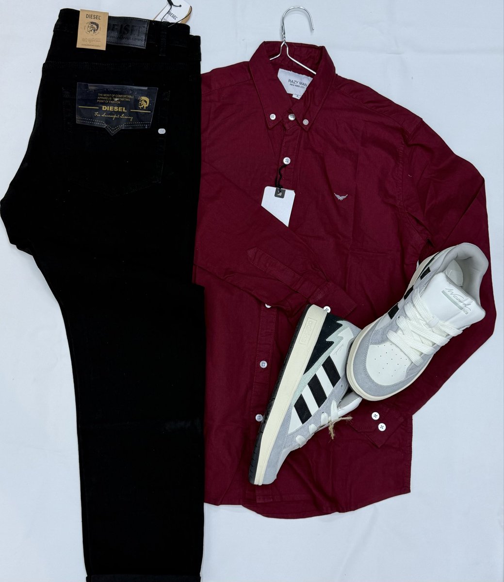 DreamOnlineShop's tweet photo. Hii Monday umevaa nini?😎
.
Hapa unapata Jeans 👖 + shirt +shoe 👟 : kwa 160,000 /=
.
Njoo WhatsApp Chap ☎️ : 0743931620 
.
Njoo Dukani 📌Kariakoo mtaa wa Congo na narung'ombe brotherhood tower sec floor Shop S6.sp https://t.co/0py07Hj7t6