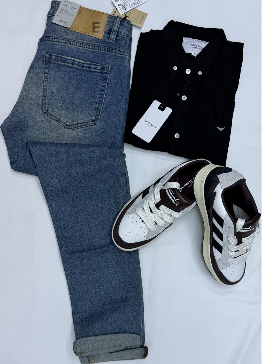 DreamOnlineShop's tweet photo. Hii Monday umevaa nini?😎
.
Hapa unapata Jeans 👖 + shirt +shoe 👟 : kwa 160,000 /=
.
Njoo WhatsApp Chap ☎️ : 0743931620 
.
Njoo Dukani 📌Kariakoo mtaa wa Congo na narung'ombe brotherhood tower sec floor Shop S6.sp https://t.co/0py07Hj7t6