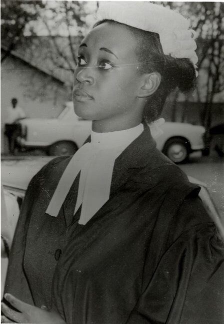 DavisThuranira's tweet photo. First female lawyer in East Africa and first East African woman admitted to the English Bar.

I saw the beautiful photos of Princess Elizabeth Bagaaya of Tooro Kingdom trending online after King Oyo's death, and realized she has lived an incredibly interesting life.

One photo, she is looking forward with her chin up like the future belongs to her. In the other, she is 90 years old and looking down, not defeated, just full of everything that came after. That gap between the two photos is a whole life lived.

She was even Idi Amin's Foreign Minister in the early 1970s. He wanted to marry her but when she refused, Amin dismissed her, placed her under house arrest and forced her to flee into exile.

A woman of many firsts, admitted to the English Bar in 1965, the first East African woman to do so. She was also an international model and actress, starring in films in the 1970s and 80s. Even at 90, her mind is razor sharp. She is still composed and speaks very fluently.

This is the kind of character you'd find in great literature, a woman time moved through like a river with a strong current, empires rising and falling around her while she remained standing.

What a life!