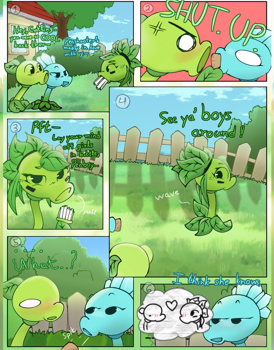 Peaframes's tweet photo. You have a chance Peashooter!! 👀 https://t.co/yLLlcHyCRW