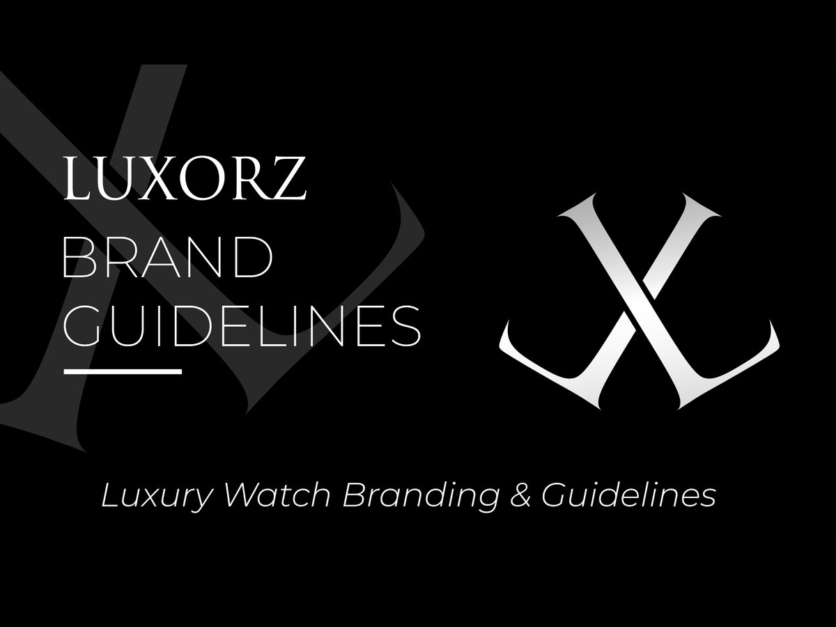 SanimDesigns's tweet photo. Building for clients vs. Building for yourself.

After months of client work, I finally crafted the brand identity for LUXORZ my own luxury watch brand.

🔗 Full case study in the comments! 

#BrandIdentity #GraphicDesign #LuxuryBranding https://t.co/9pKwNxY24X
