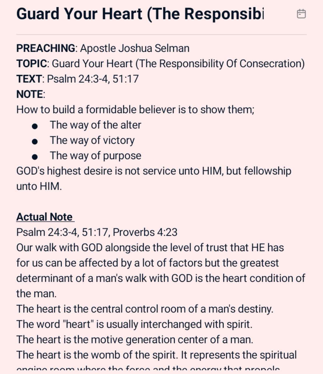 estherannuduma's tweet photo. Guard Your Heart (The Responsibility Of Consecration) by Apostle Joshua Selman https://t.co/cUEcG9MqVn