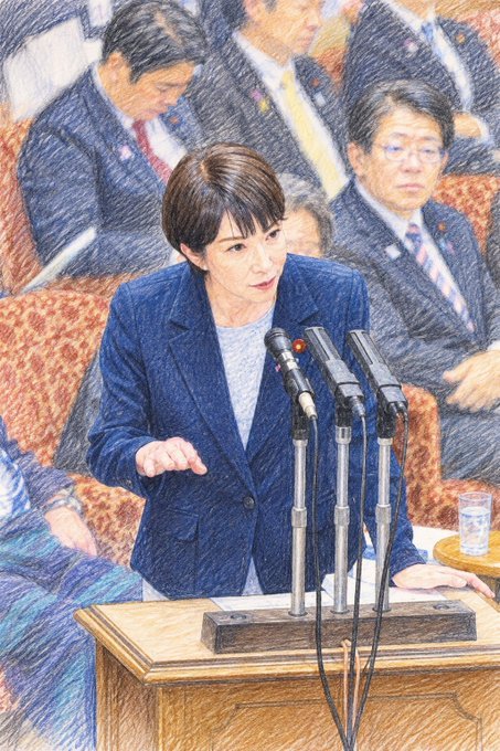 akabanejirou's tweet photo. 政策の人。

演歌のタイトルなら

「政策の女（ひと）」

＃高市内閣一択 https://t.co/6a1BABZqMD