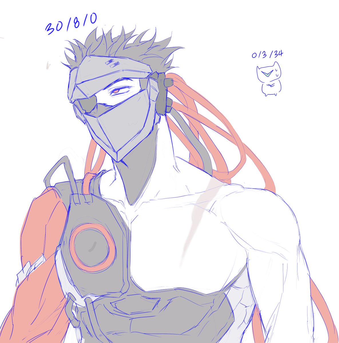 koma_doo's tweet photo. 상대팀 겐지                              우리팀 겐지
#overwatch #genji https://t.co/XvdTvCYoOd