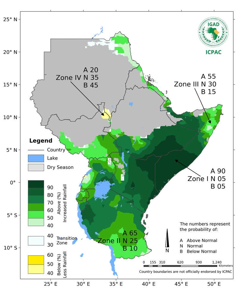 Saed97275870's tweet photo. A powerful El Niño weather event is expected to supercharge annual flooding during rainy season in East Africa beginning in October and force up to three million people to flee by the end of year in the worst-case scenario, according to modeling by the Danish Refugee Council. https://t.co/r1jcEZao7F
