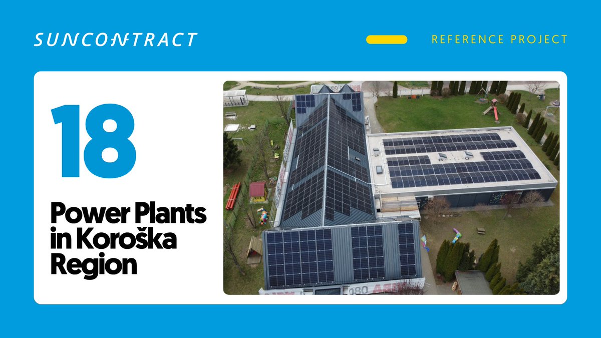 sun_contract's tweet photo. ✨ Major #solar rollout completed: kindergartens, schools, health centers &amp; sports halls across Koroška now generating their own clean #energy 🌞 https://t.co/tJcAO6B12d