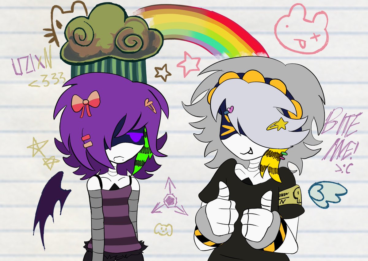 Tobsyy_'s tweet photo. SUUUUUPER OLD #nuzi DRAWING I LOVE THESE IDIOTS SO MUCH I SHALL REDRAW THIS SOON https://t.co/ivdD5XA6Ir