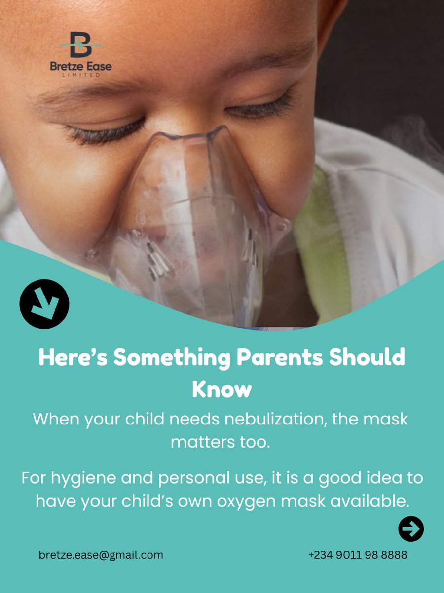 BretzeEase's tweet photo. Prioritize your health and safety, and your child's, with quality oxygen masks.

For quality medical consumables, contact us via:

📧 bretze.ease@gmail.com

📞 +234 9011 98 8888

#oxygenmask #bretzeease #medicalconsumables https://t.co/us46BVbeC4