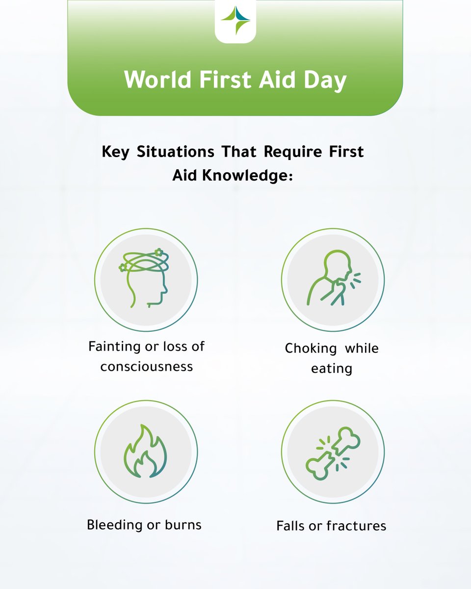 DHA_Dubai's tweet photo. First Aid Starts at Home
Every Family Can Be Prepared
Emergencies can happen anywhere — including at home. Knowing basic first aid can help family members respond quickly and safely while professional medical help is on the way.
#WorldFirstAidDay
#DubaiPublicHealth https://t.co/xf0pu2GgWm