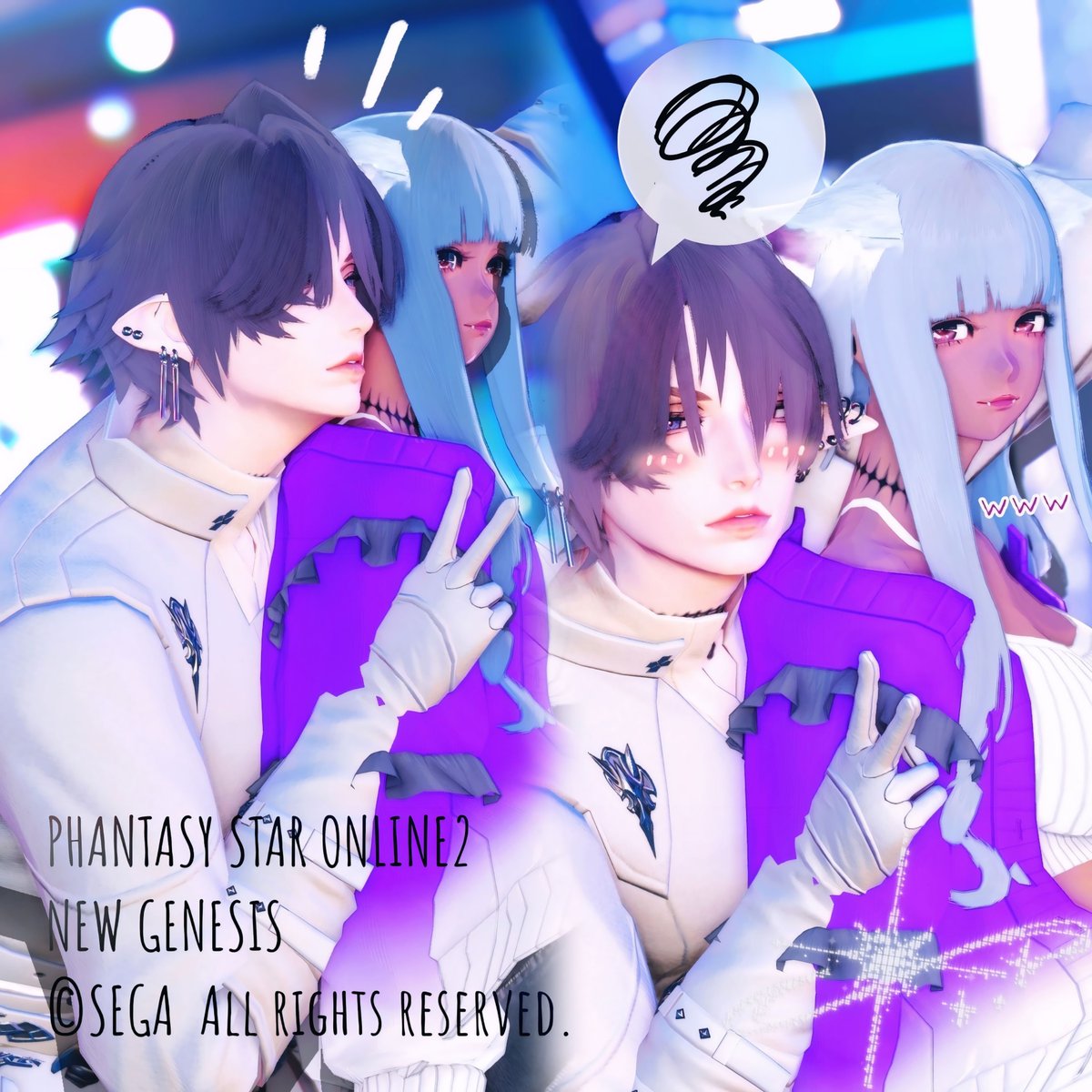 mikakokosuzu's tweet photo. らんた君と一緒(๑'ڡ'๑)୨♡
不意に見られて照れるやつw
#PSO2NGS_SS https://t.co/eKxP8o9cTh