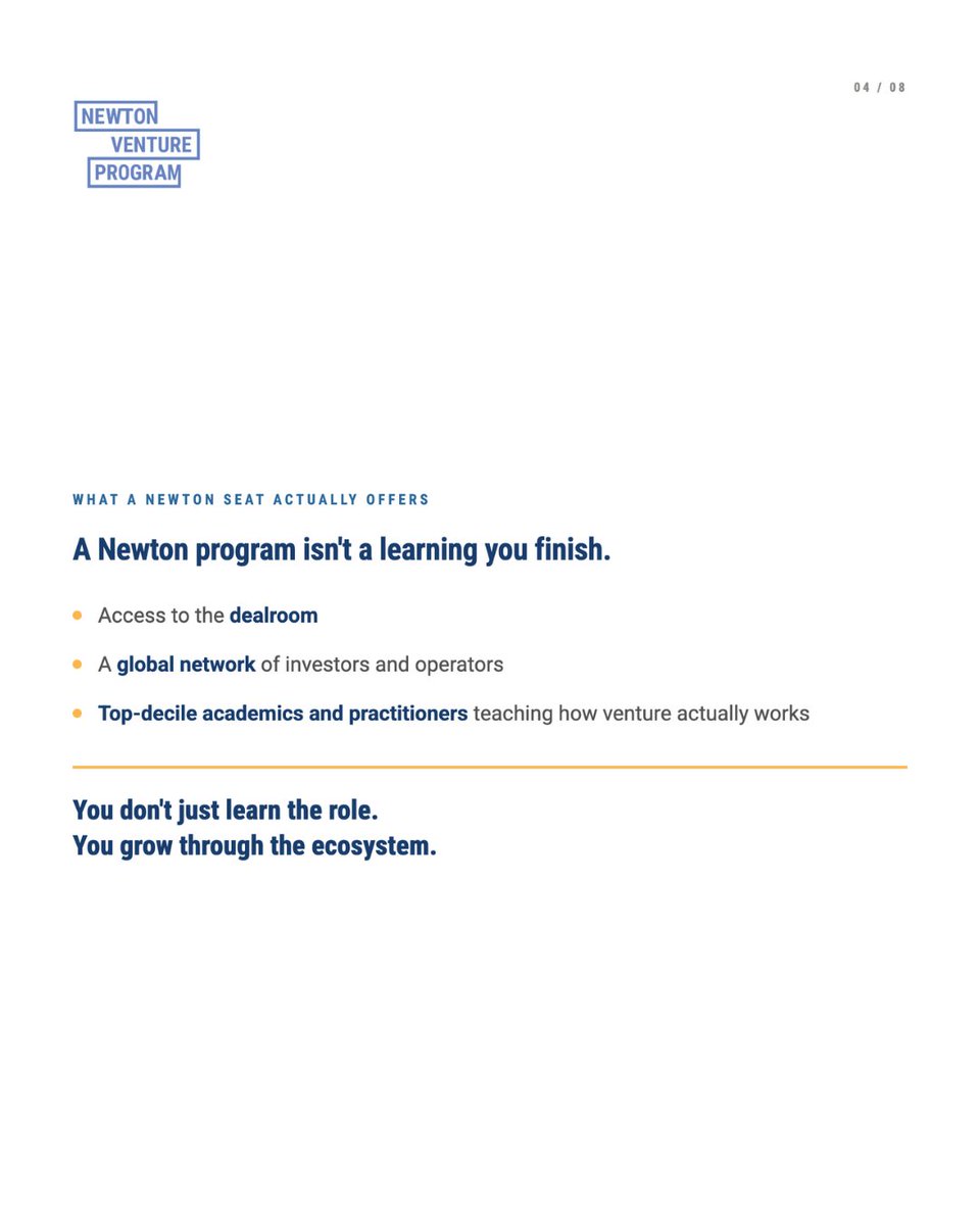 NewtonProgramVC's tweet photo. Something we didn't predict, but probably should have.

Learners are negotiating Newton seats into their job offers before they sign. 

Weighing up a new role? Worth asking.
Building a team? Worth offering.

Explore Newton programs: https://t.co/WV1ws9SWSq https://t.co/2ZMrJgbqpt