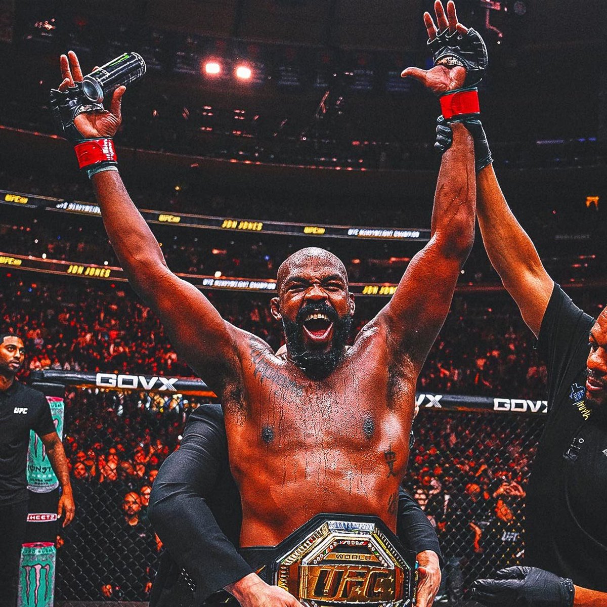 WonderbreadMMA's tweet photo. Following Tom Aspinall VACATING the UFC Heavyweight title Jon Jones has announced he is coming out of retirement 

"My hip suddenly feels a lot better" Jones commented. https://t.co/jEvUuYSCyQ