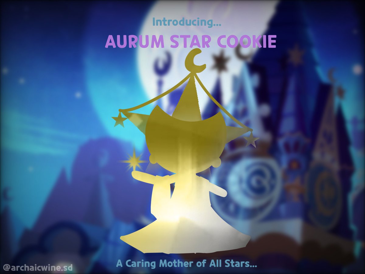 ibisusercrkocs's tweet photo. My crk oc! 
Aurum Star Cookie! 

#crkoc
#cookierunkingdom

Title: "A caring 𝕄𝕠𝕥𝕙𝕖𝕣 of all stars.. " https://t.co/RyObTHO7nT