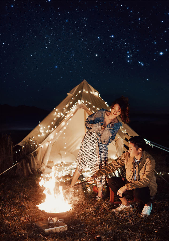 jaaviO's tweet photo. Just had the coziest solo camping night under a sky full of stars, with warm s'mores and the soft crickets' song—total reset for my busy mind!， https://t.co/VrMS3LwBc5