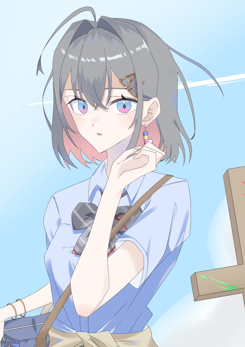 yui1i_0's tweet photo. 涼枝来夏ちゃん！
ビジュかわいかったから！
 #ARIABLUE https://t.co/3xqSslijBe