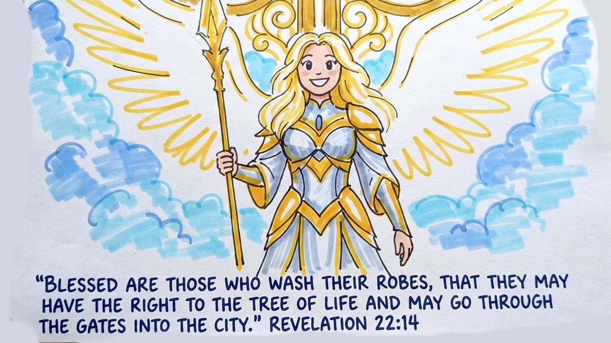 CallSignCyborg's tweet photo. "Blessed are those who wash their robes,
that they may have the right to the tree of life
and may go through the gates into the city."
Revelation 22:14 https://t.co/AMynue4iEP