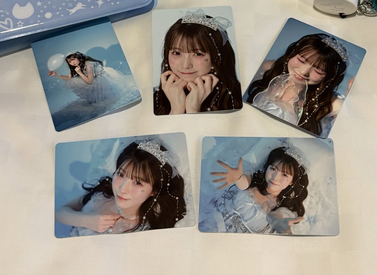 yondag's tweet photo. みゆちゃんの生誕トレカ自分の分揃って未開封5枚あります
開けてないので内容はわかりませんが...
現地でお渡しできるので買えなかった人いたらお声がけください
#梅田みゆ　#梅田みゆ生誕祭2026 #きゅーすと交換　#きゅーすと https://t.co/qIbP67u5lM