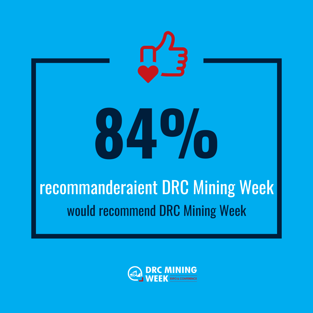 drcminingweek's tweet photo. 84% of attendees would recommend DRC Mining Week.

A strong endorsement of the conversations, connections and opportunities created when the mining community comes together in Lubumbashi.

🌐 https://t.co/wCvmXkrZu2 

#DRCMiningWeek #DMW26 https://t.co/w3Pu6HKC7N