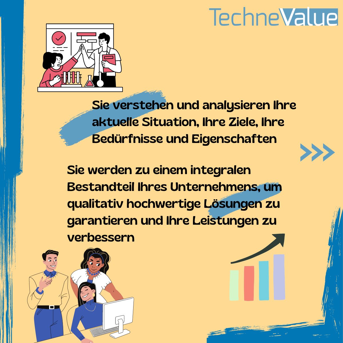 TechneValue's tweet photo. Der Erfolg eines Projekts hängt sehr stark von der Fähigkeit ab, die Lösung an den Kundenkontext anzupassen. 📊🧩Deshalb ist die Rolle unserer Business-Analysten so wichtig. 👥✨Besuchen Sie unsere Website, um mehr zu erfahren:https://t.co/4nLRKUuoDd #consultant https://t.co/HiTAmcfVIx