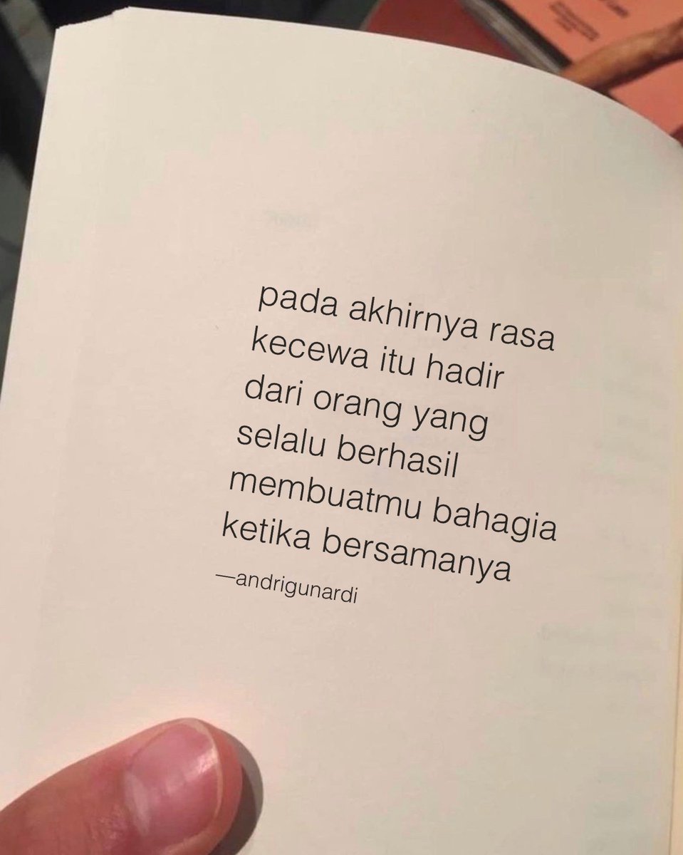 andrigunardiii's tweet photo. rasa kecewa hadir dari orang terdekat kita. https://t.co/h93S5SUW8I
