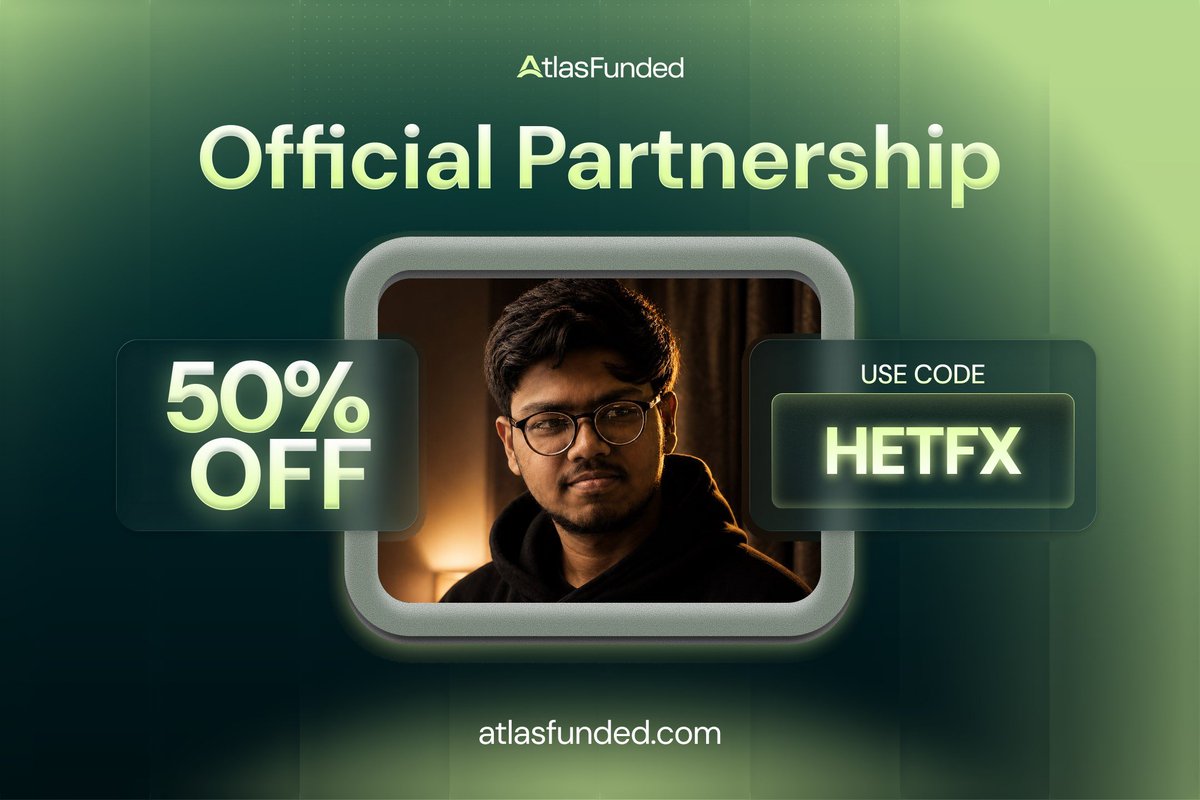 Het_nexora's tweet photo. Official Partnership With Atlas Funded

$5.

That's the entry on @atlasfunded's Access Challenge,and it's a big part of why I've partnered with them

They also run zero consistency rules on instant accounts,so you trade your way and keep what you make.

50%off sitewide with HETFX https://t.co/DiesgAHsac