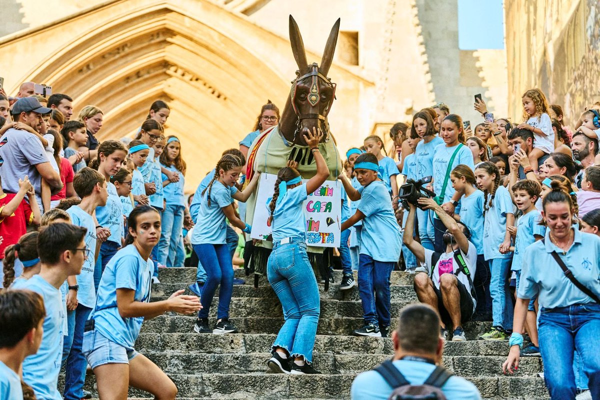 TGNcultura's tweet photo. #SantaTecla26 | La Baixadeta de l’Aligueta, la Mulasseta, el Lleonet, els Gegants Moros Petits, els Negritos Petits, els Gegants Vells Petits i la Cucafereta

Els més petits prenen el protagonisme i porten els elements del Seguici en aquesta cercavila pensada per a la canalla.

📅 18 de setembre, 18:30 h
 📍 Pla de la Seu

ℹ️https://t.co/uOyBeJbkt4