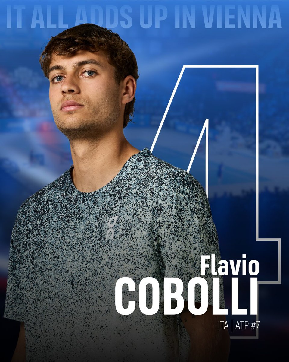 quindicizero's tweet photo. 🚨 L’ATP 500 di Vienna, al via dal 24 ottobre al 1° novembre, ha pubblicato la lista dei dieci migliori giocatori impegnati nel torneo.

Tra questi, figurano ben 3 italiani: Jannik Sinner, Flavio Cobolli e Lorenzo Musetti 🇮🇹 https://t.co/nq8o68VwYH