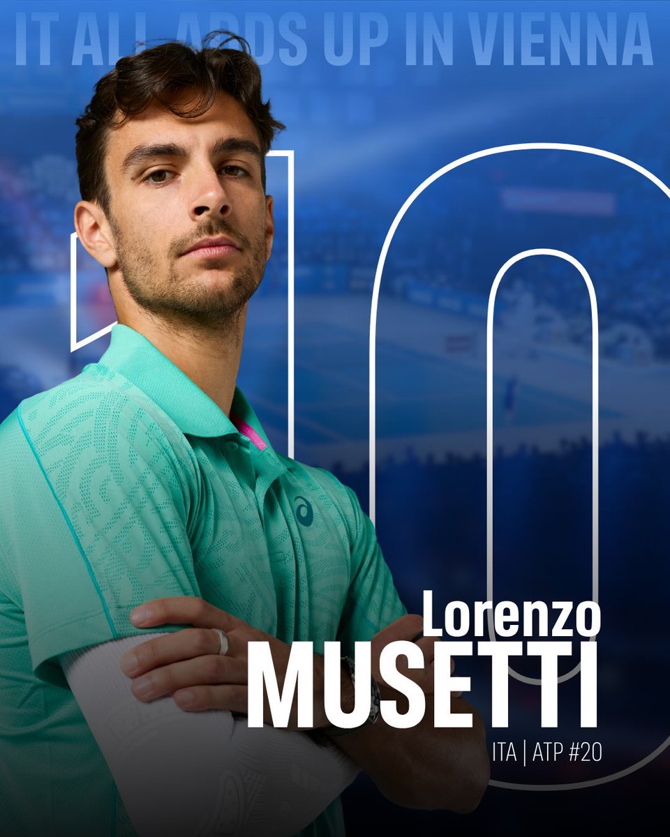 quindicizero's tweet photo. 🚨 L’ATP 500 di Vienna, al via dal 24 ottobre al 1° novembre, ha pubblicato la lista dei dieci migliori giocatori impegnati nel torneo.

Tra questi, figurano ben 3 italiani: Jannik Sinner, Flavio Cobolli e Lorenzo Musetti 🇮🇹 https://t.co/nq8o68VwYH