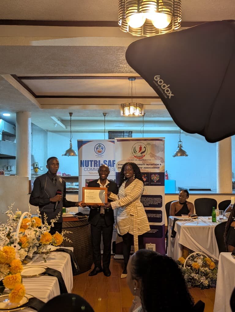 DFI_ug's tweet photo. DFI is thrilled to announce that we were awarded as the best community nutrition student led initiative of the year at the NADSSU dinner and handover ceremony.
DFI is honoured to receive such recognition and we shall continue to serve. Thank you @NADSSU_24 and to everyone. https://t.co/CFRA3TBquv