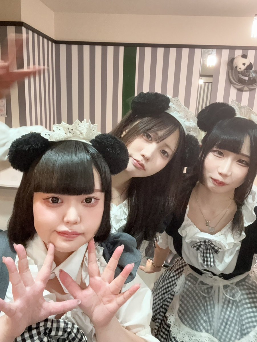 panpas_info's tweet photo. オープンしました🐼🤍

♡りりあ@riria_panda 
♡ろぜ@rose___panda 
♡キキ@kiki_san_panpas 

🌟ゆね予約出勤@nk_yune 20時〜

#コンカフェ
#メイドカフェ
#湯島
#ぱんだぱすぽーと https://t.co/ksJPcVaV4x