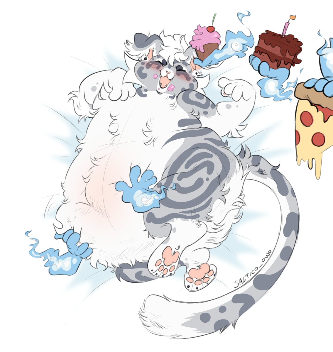 Saltico_owo's tweet photo. Coloured sketch for @/thatonecritter over on bsky! https://t.co/4aonzTDXYh