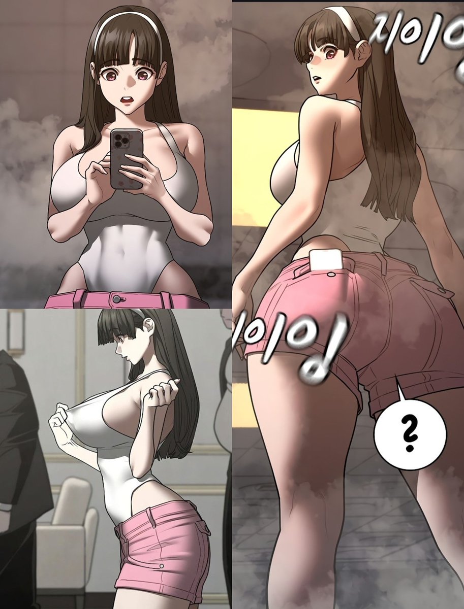 normankate0's tweet photo. Look at her teeth lol and 
the question mark's position 
Manhwa sfw https://t.co/Sym6qeAecw