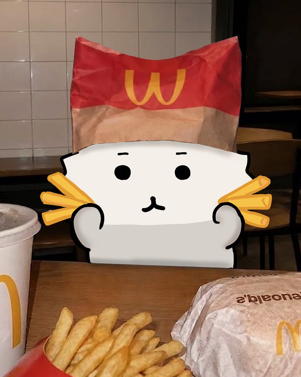 MOCHINYAMI's tweet photo. ポテト猫!!! https://t.co/4z1J9jz1wd