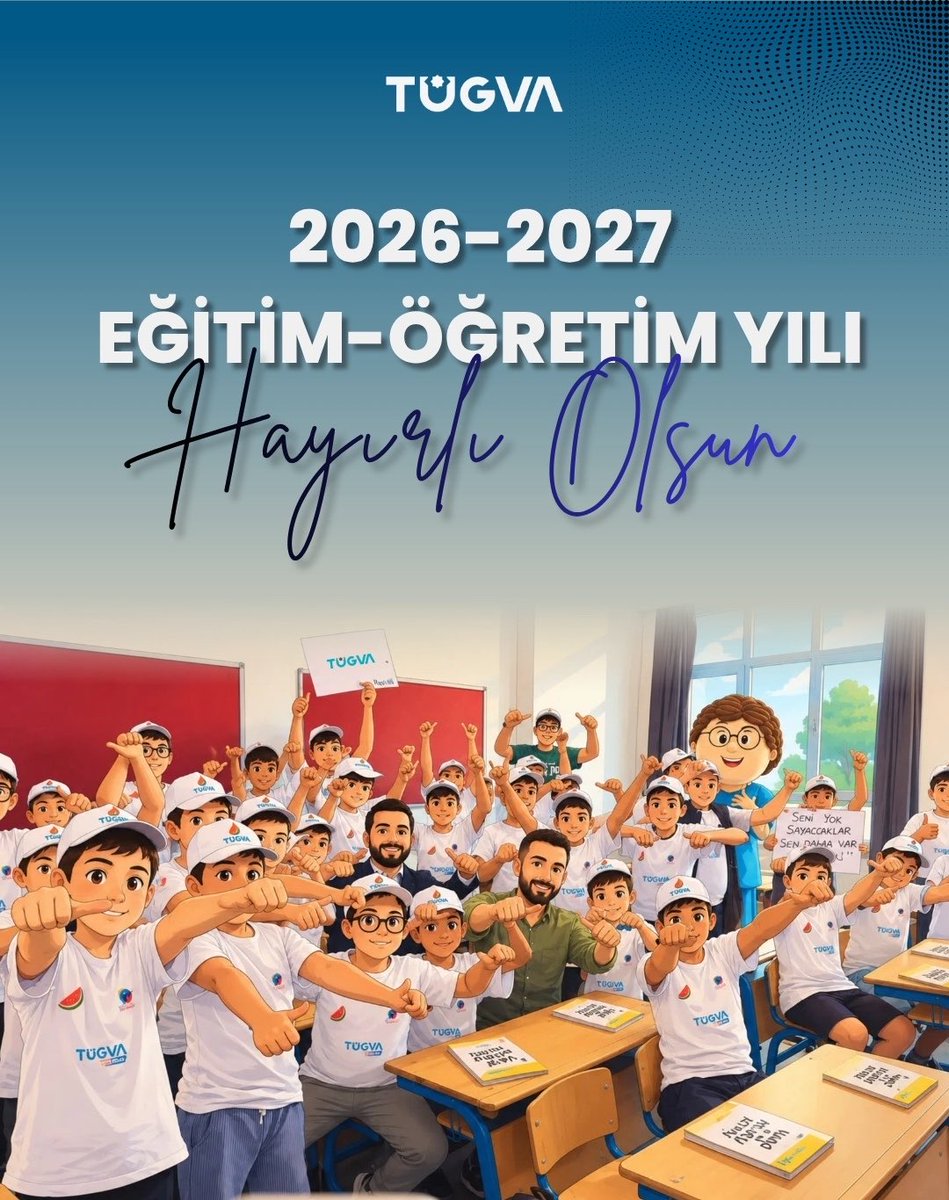 ibrahim_besinci's tweet photo. Sevgili çocuklar! 

2026-2027 Eğitim öğretim yılınız neşeyle, güzel dostluklarla ve büyük başarılarla geçsin. Rabbim hepinizin bahtını bahar eylesin. 🌸

Kıymetli öğretmenlerimize de emekleri için kolaylıklar diliyorum.

Yolunuz açık olsun! 📚 https://t.co/upGjybfQHz