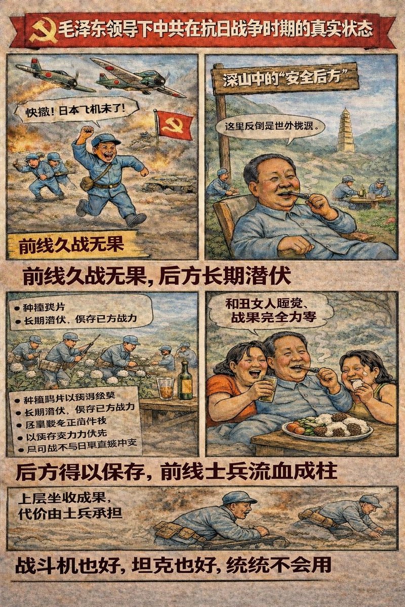cdw8tq's tweet photo. 喂，中国大陆的特工
别搞错了，垃圾😂😂
你们这些把中国共产党奉若神明的人，你们的“生父”在第二次世界大战期间，一直在广袤的大陆上四处逃窜，躲在深山里，几乎没有参加过抗日战争。除了为内战种植鸦片外，根本没起什么作用
证据就是，战后，他是世界上唯一向日本帝国表示感谢的人，最终为了重建因自己愚蠢政策而陷入混乱的祖国，还向日本乞求援助的倭奸混蛋😂
你们这些蠢货，你们中国共产党的建国和现代化发展，全都是多亏了🇯🇵啊

正如那张照片所示，给那个微不足道的小人喂奶的正是日本
赶紧叫日本“爸爸”吧，混蛋