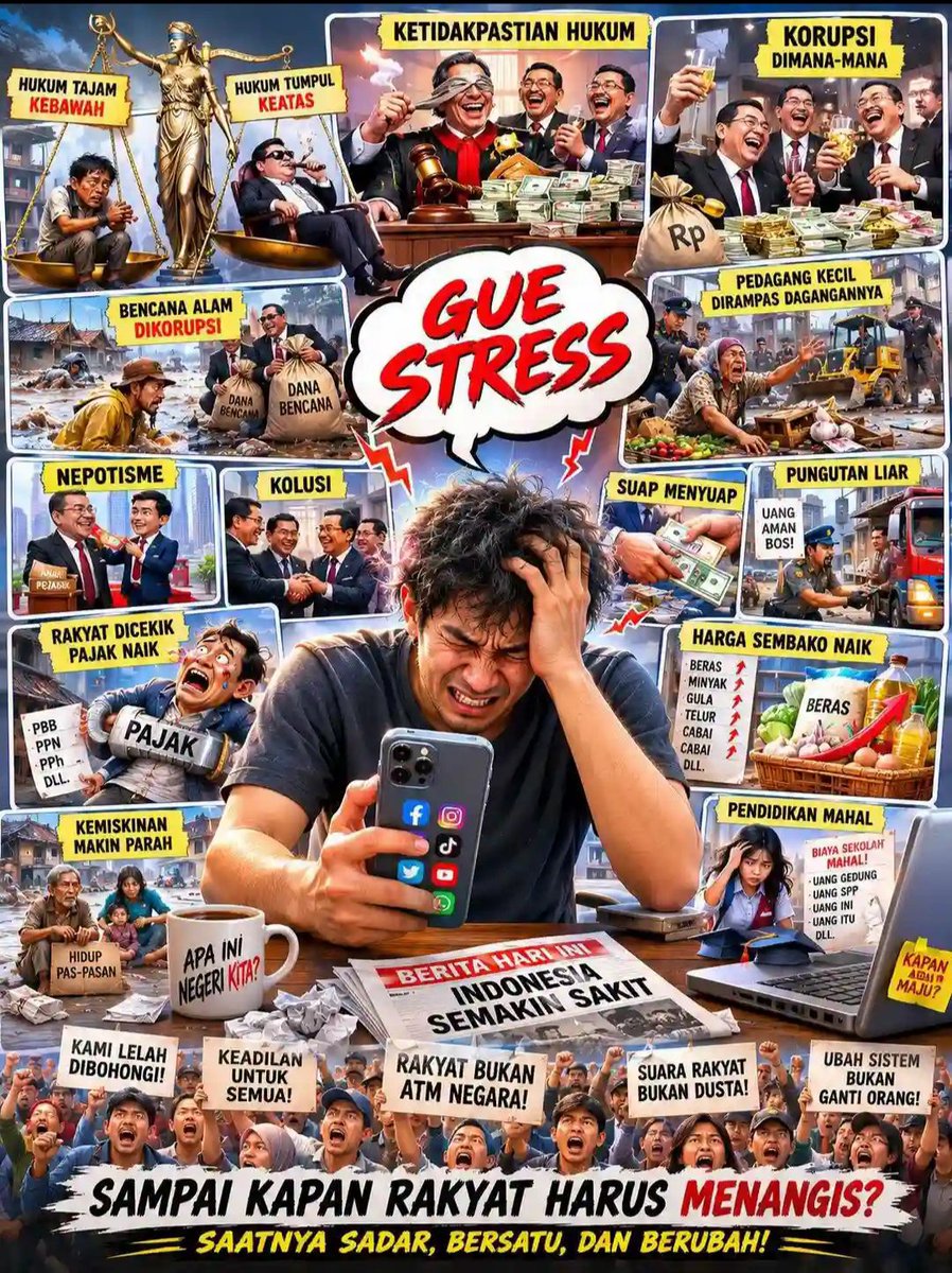 Sammi86Pilang's tweet photo. Gambar ini adalah cermin retak yang harus kita hadapi. Saatnya untuk menyadari urgensi situasi ini dan menuntut perubahan yang nyata. 

Rakyat tidak bisa terus-menerus menderita dan menanggung kebijakan pemerintah yg nggak bijak!!! https://t.co/XfZtkwoTwC