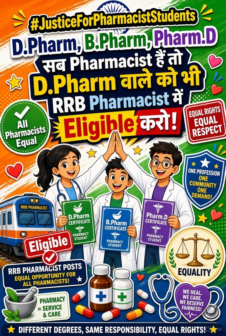 Drxpyl07's tweet photo. #We all are pharmacist ⚖️..we want justice ⚖️ 🙏 https://t.co/akZsceDnjH