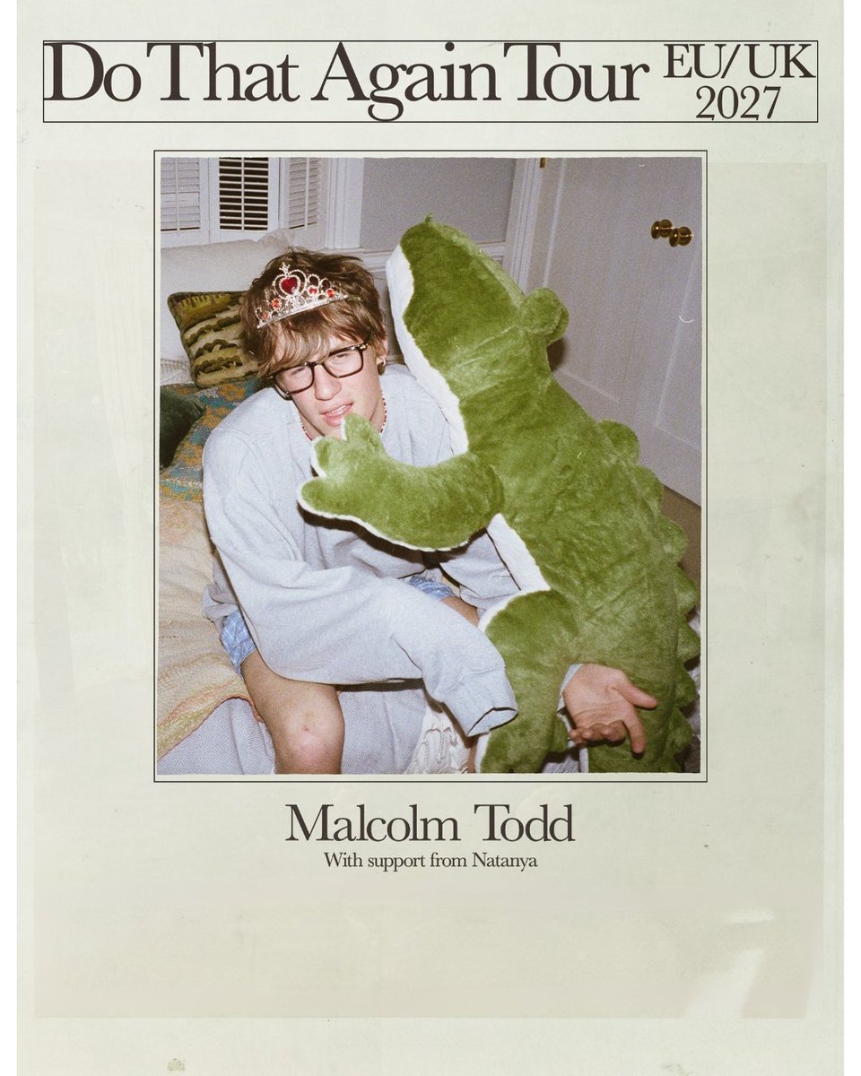 VIPNationEU's tweet photo. JUST ANNOUNCED: Malcolm Todd's Do That Again Tour is heading to cities in the UK and Europe

VIP Packages including a Meet &amp; Greet and acoustic performance will be available to the general public on Friday 18th September at 9am local

Head to the link in our bio for all the info! https://t.co/p7tTB7NZLU
