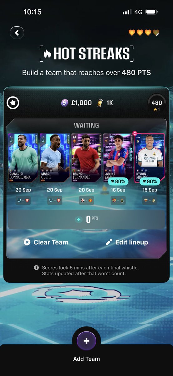 CfCRay2012's tweet photo. @TheParrottPress What do you think of something like this for my attempt? Play the waiting game and pray city keep a clean sheet? https://t.co/payT5fPyqp