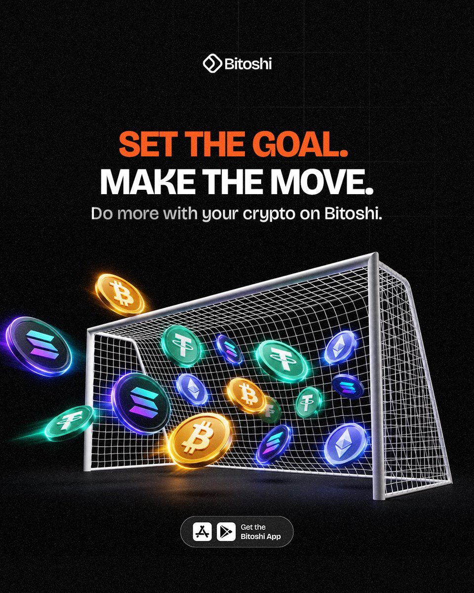 Bitoshiafrica's tweet photo. What are your goals for the week?
Whatever’s on your list, get set, goal!

Make the move. Do more with your money on Bitoshi. 

#Bitoshi #SetTheGoal #MakeTheMove #Explore https://t.co/cs8MTJjIJE