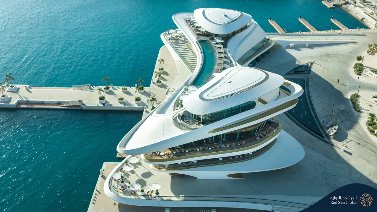 RedSeaGlobal's tweet photo. We're proud to announce that @AMAALAYachtClub is now open to the world. 🛥️

With 119 berths, capacity for superyachts over 100m and a signature clubhouse designed by HKS, it adds an international yachting hub to @AMAALA on Saudi Arabia’s northwest coast.

https://t.co/0dqJqrJ32G https://t.co/fOD8IRGoZX