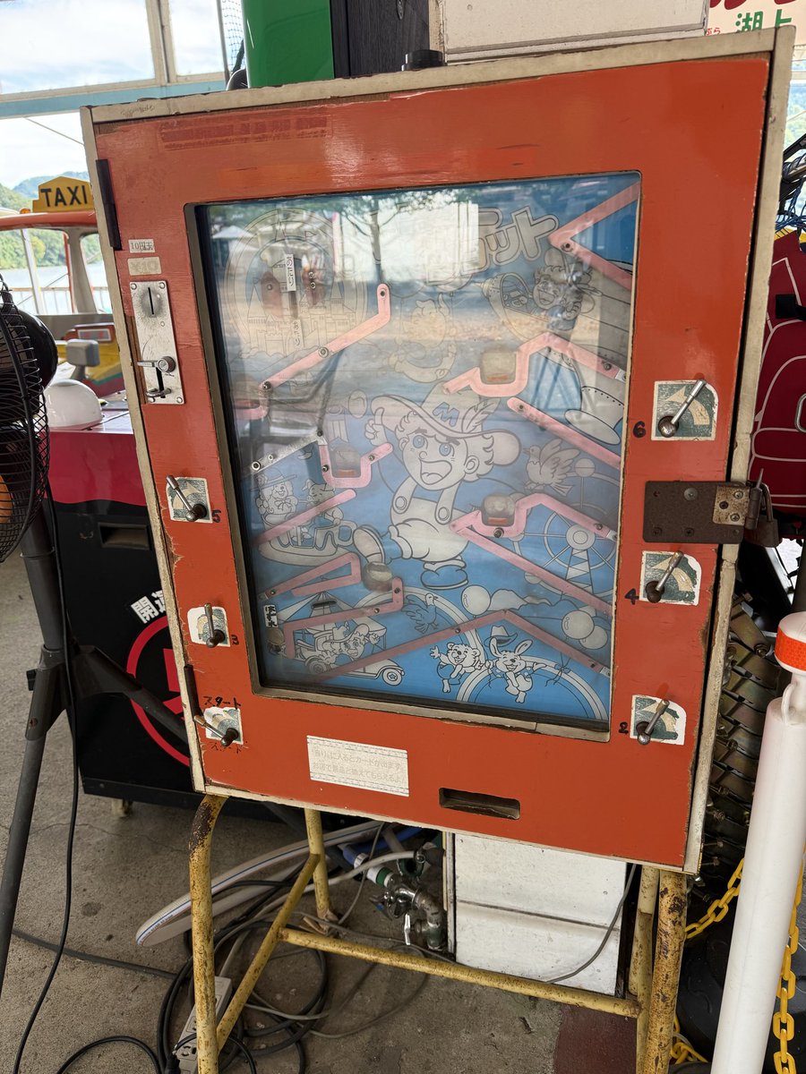 pa_teru's tweet photo. ラーショからの相模湖公園でレトロゲームを堪能。
久々に天気も良くバイク日和だった。
#ロイヤルエンフィールド
#ラーメンショップ津久井店
#相模湖公園 https://t.co/lhY1DsknMa