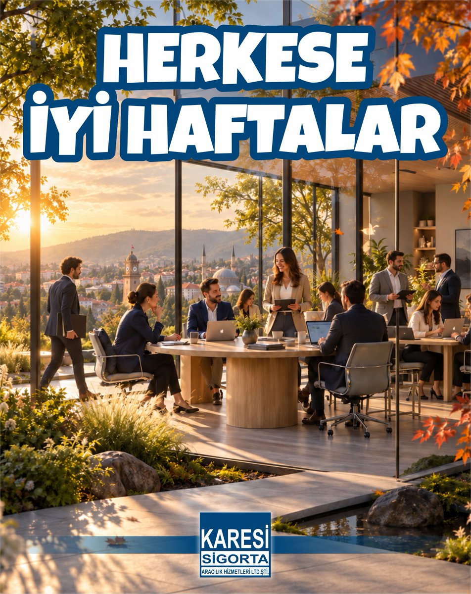 KaresiSigorta's tweet photo. Herkese iyi haftalar 🤗
Mutlu, huzurlu ve sağlıklı bir hafta geçirmenizi diliyoruz😊

#hafta #haftabaşı #pazartesi #herkes #mutlu #olmak #dilek #istek #çalışma #verim #başarı #huzur #mutluluk #teminat #hasar #kaza #araba #ev #işyeri #altıeylül #balıkesir #karesi #sigorta https://t.co/eTERpbZydD