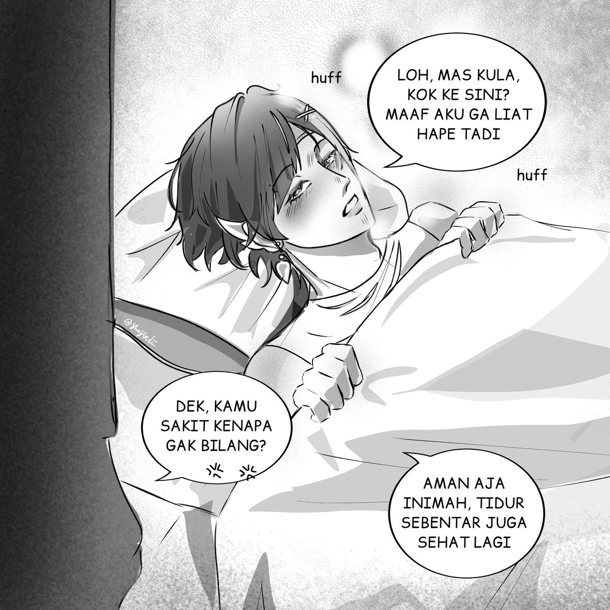 ShajinLi's tweet photo. Fever (dream?)

(4/4)
#mevvarnai #Yudiartsbun #Nakulukis https://t.co/5heXL5ok4S